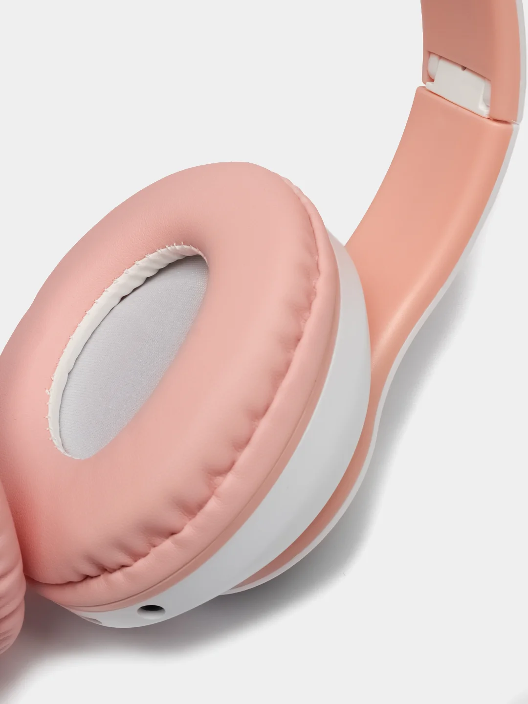 Розовый беспроводные светящиеся Bluetooth-наушники с ушками CAT
