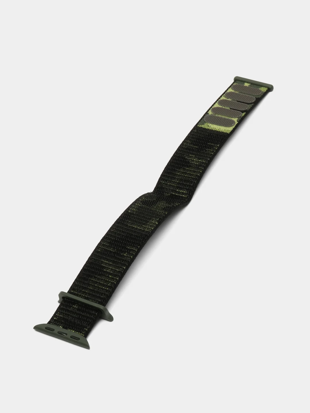 Зелёный хаки нейлоновый ремешок Apple Watch series 4 5 6 7, 38 40 41 42 44 45 49 мм браслет эппл ватч