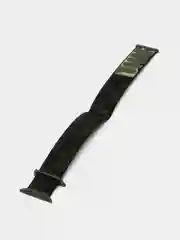 Зелёный хаки нейлоновый ремешок Apple Watch series 4 5 6 7, 38 40 41 42 44 45 49 мм браслет эппл ватч