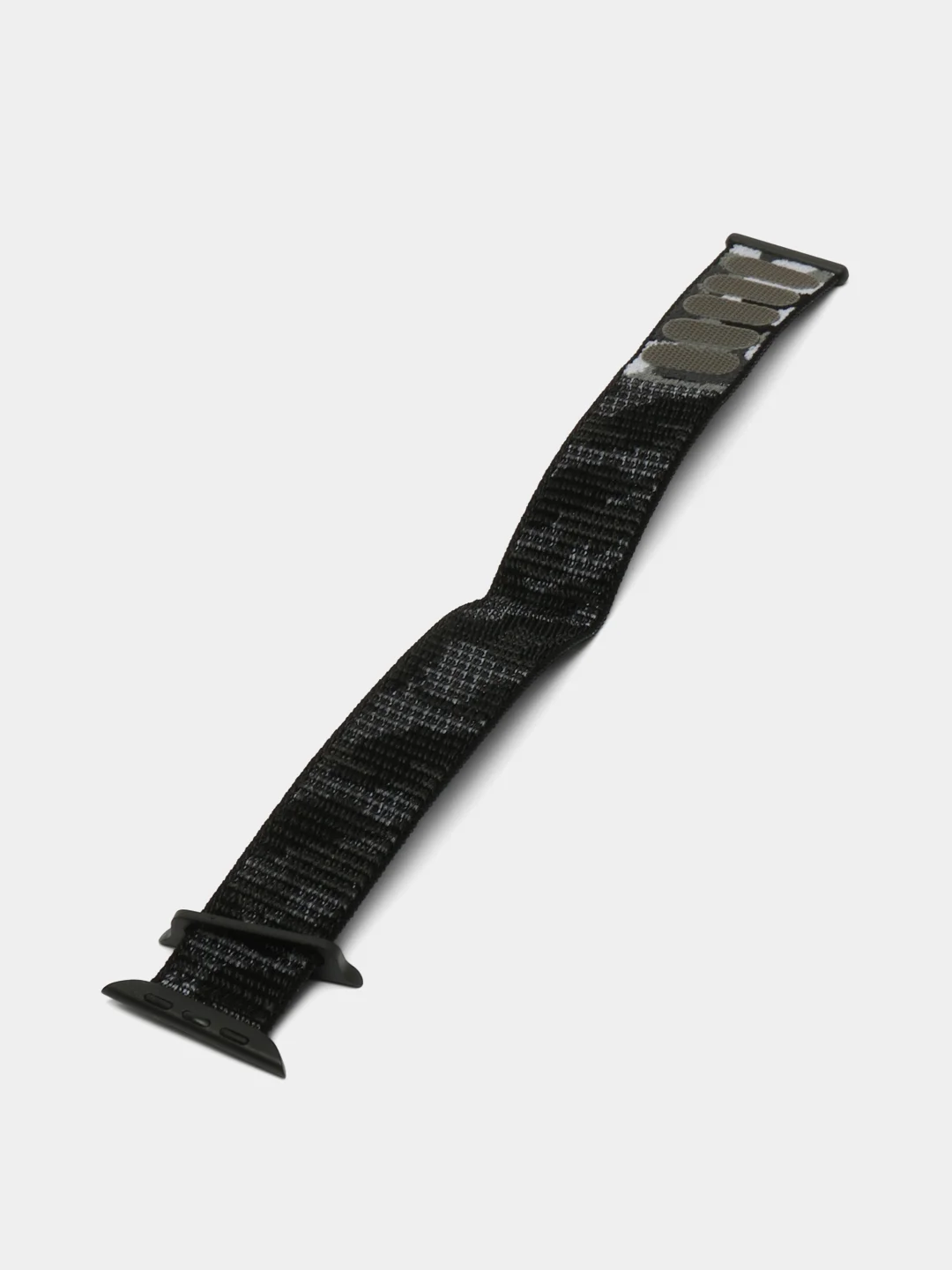 Черный нейлоновый ремешок Apple Watch series 4 5 6 7, 38 40 41 42 44 45 49 мм браслет эппл ватч