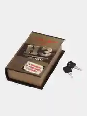 Сейф, дерево, книга "Неприкосновенный запас" 21*13*5 см