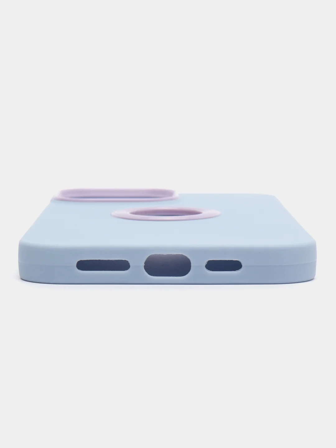 Небесно-голубой чехол iPhone 11 12 13 Pro Max силиконовый айфон про макс