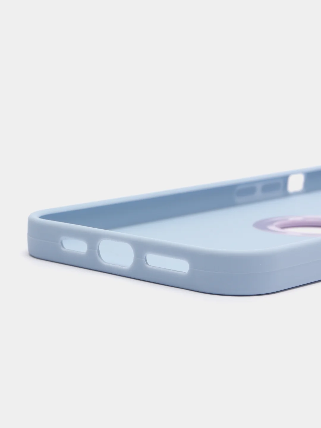 Небесно-голубой чехол iPhone 11 12 13 Pro Max силиконовый айфон про макс