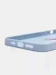 Небесно-голубой чехол iPhone 11 12 13 Pro Max силиконовый айфон про макс