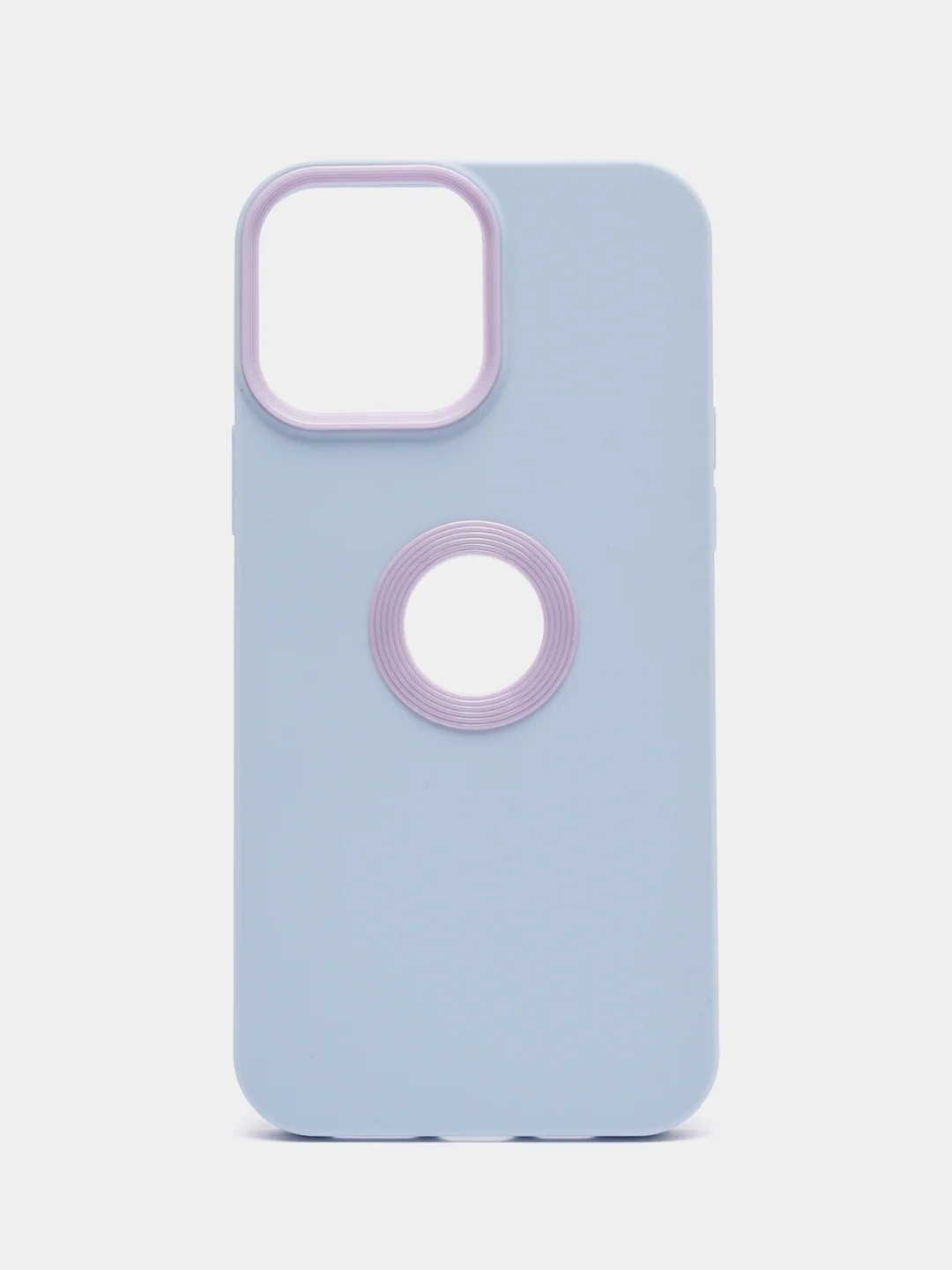 Небесно-голубой чехол iPhone 11 12 13 Pro Max силиконовый айфон про макс