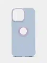 Небесно-голубой чехол iPhone 11 12 13 Pro Max силиконовый айфон про макс