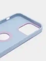 Небесно-голубой чехол iPhone 11 12 13 Pro Max силиконовый айфон про макс