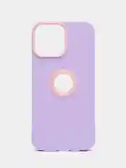 Фиолетовый чехол iPhone 11 12 13 Pro Max силиконовый айфон про макс