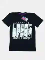 Шоколадный футболка мужская по аниме "Атака титанов", Evangelion, Hunter, светящаяся