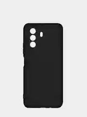 Чехол Huawei Nova Y70, Хуавей Нова У70 силиконовый, матовый, черный
