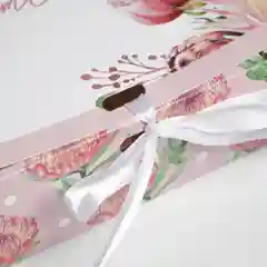 Коралловый коробка подарочная, складная