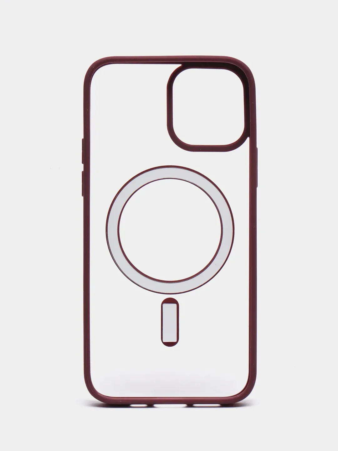 Бордовый чехол MagSafe для iPhone 11, 12, 13, 14, 15, Pro, Pro Max, Plus, mini, айфон, магсейф