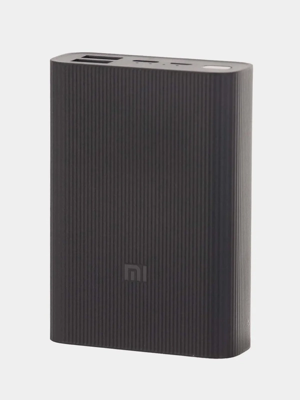 Внешний аккумулятор Xiaomi Mi Power Bank 3 Ultra Compact, 10 000 mAh, черный BHR4412GL