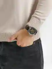 Серебряный часы механические мужские