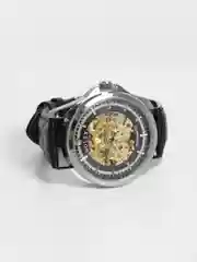 Серебряный часы механические мужские