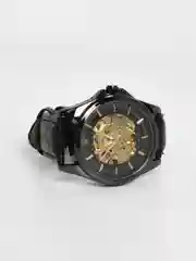 Черный часы механические мужские