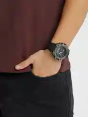 Серый часы мужские
