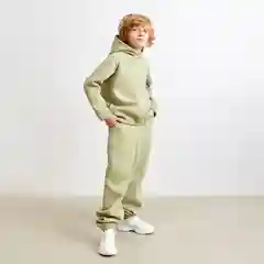 Брюки детские Minaku "Basic Line KIDS", цвет оливковый, рост 122