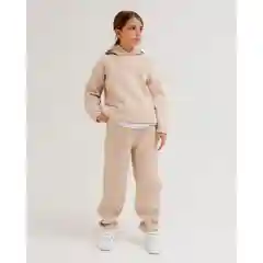 Брюки детские Minaku "Basic Line KIDS", цвет бежевый, рост 140