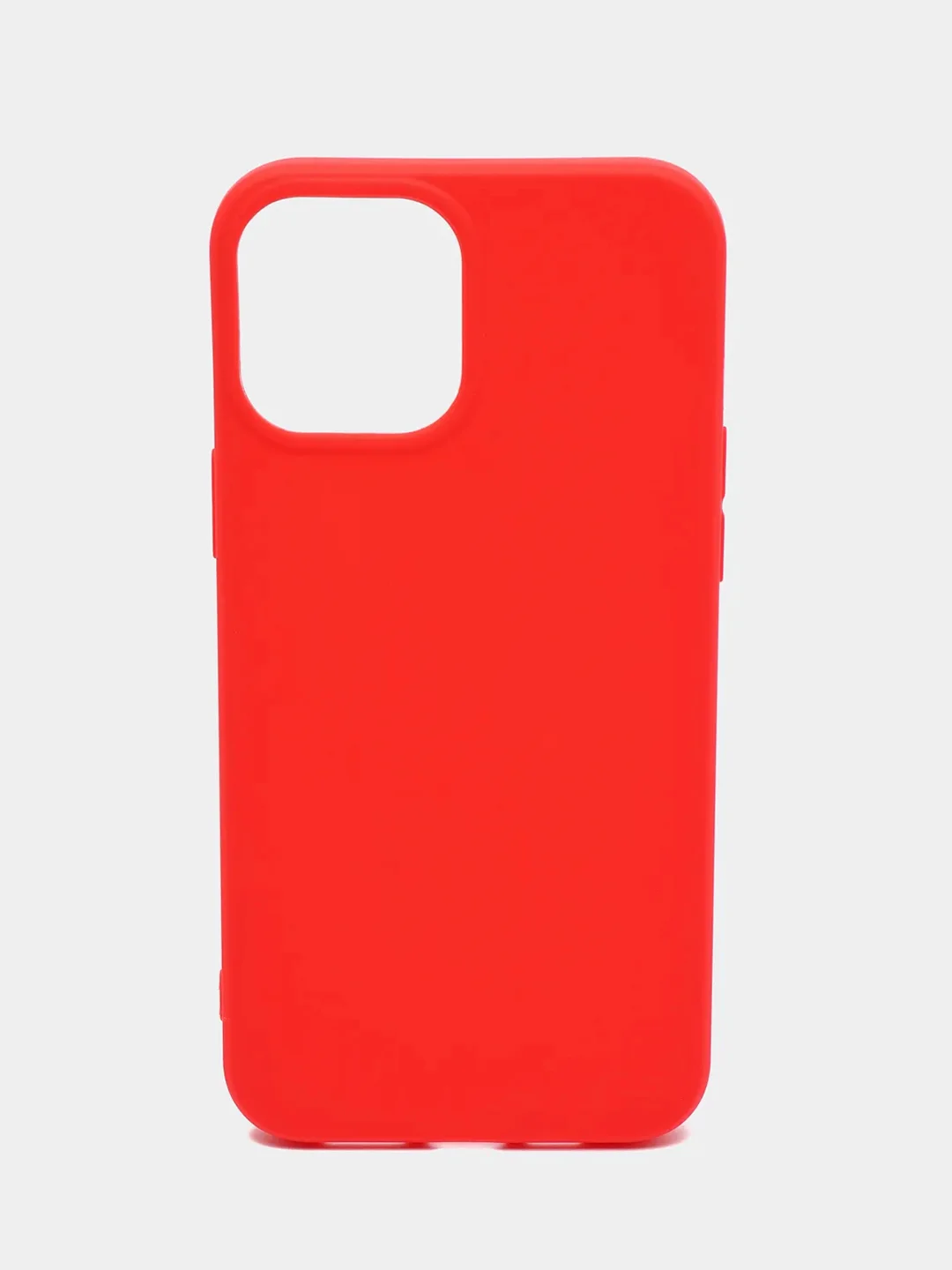 Красный чехол силиконовый на iPhone 5, 5s, 6, 6s, 7, 8, SE 2020, X, XR, XS Max, 12 14 Pro, 13 mini
