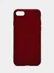 Бордовый чехол силиконовый на iPhone 5, 5s, 6, 6s, 7, 8, SE 2020, X, XR, XS Max, 12 14 Pro, 13 mini