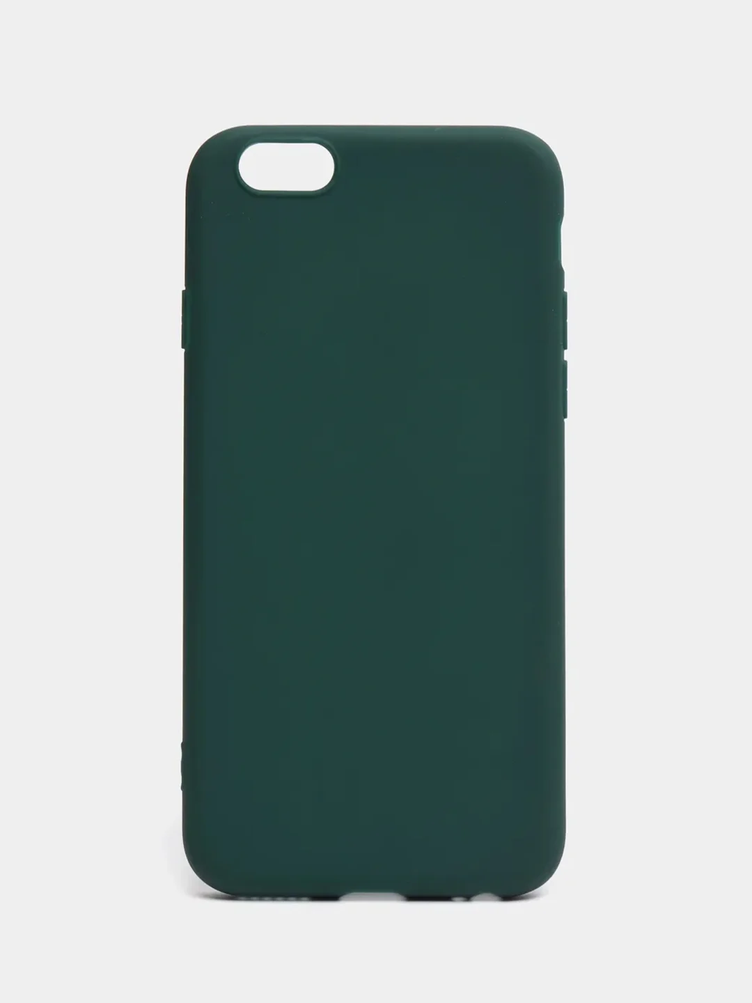 Зеленый чехол силиконовый на iPhone 5, 5s, 6, 6s, 7, 8, SE 2020, X, XR, XS Max, 12 14 Pro, 13 mini