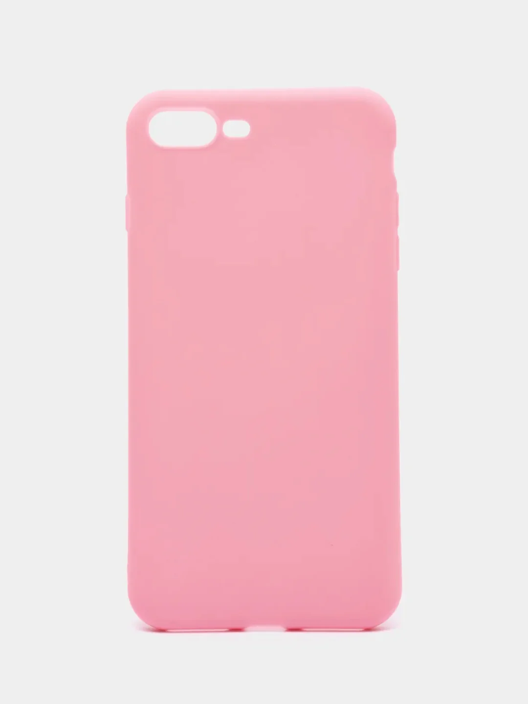 Розовый чехол силиконовый на iPhone 5, 5s, 6, 6s, 7, 8, SE 2020, X, XR, XS Max, 12 14 Pro, 13 mini