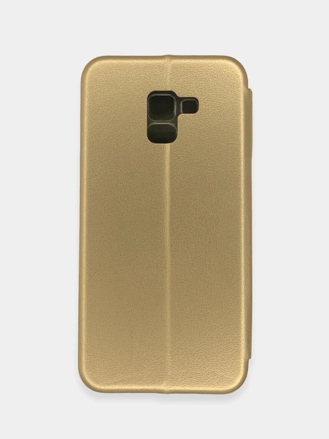 Золотой чехол книжка Samsung Galaxy A8+ (A8 Plus) (SM-A730F), Самсунг Галакси А8+ (А8 Плюс)