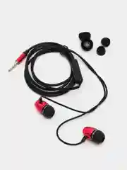 Красный наушники с микрофоном Borofone BM57, 3.5 mm Jack