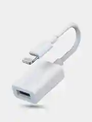 Белый camera переходник, Lightning USB adapter для iPhone