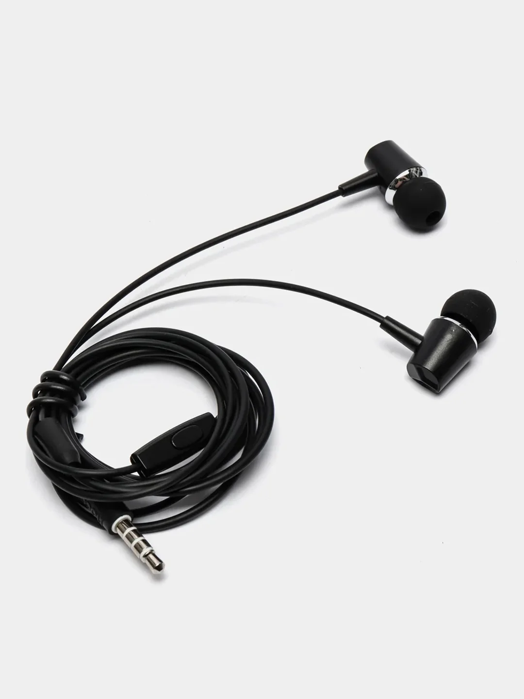 Черный наушники с микрофоном HOCO M34 3.5mm Jack