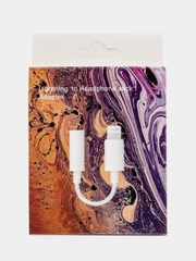 Переходник с Aux на lightning для наушников iPhone/3.5 мм mini jack аукс адаптер на айфона