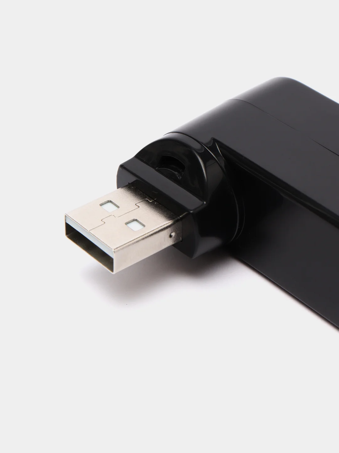 Черный usb разветвитель на 3 порта