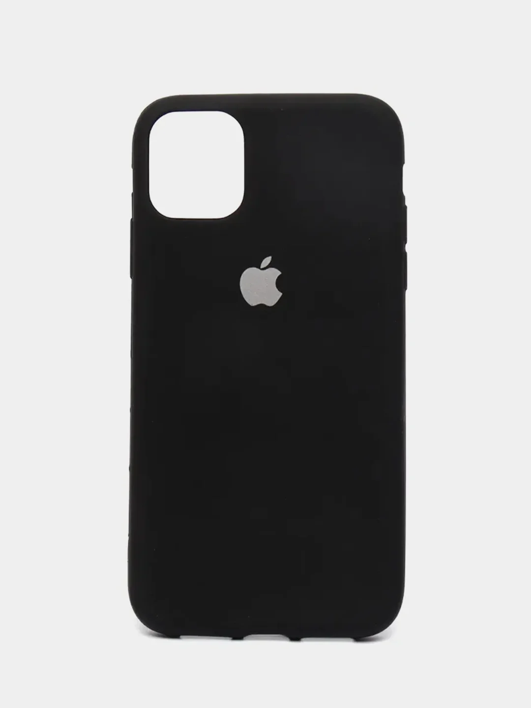 Черный чехол iPhone 11, 11 Pro, 11 Pro Max, силиконовый, с логотипом