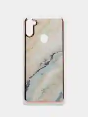 Бежевый меланж чехол Samsung Galaxy A11 / M11, Самсунг Галакси А11 / М11 силиконовый с мраморным рисунком