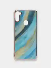 Лазурный чехол Samsung Galaxy A11 / M11, Самсунг Галакси А11 / М11 силиконовый с мраморным рисунком