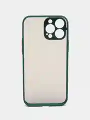 Морской чехол матовый полупрозрачный с цветными кнопками для iPhone 13 Pro Max