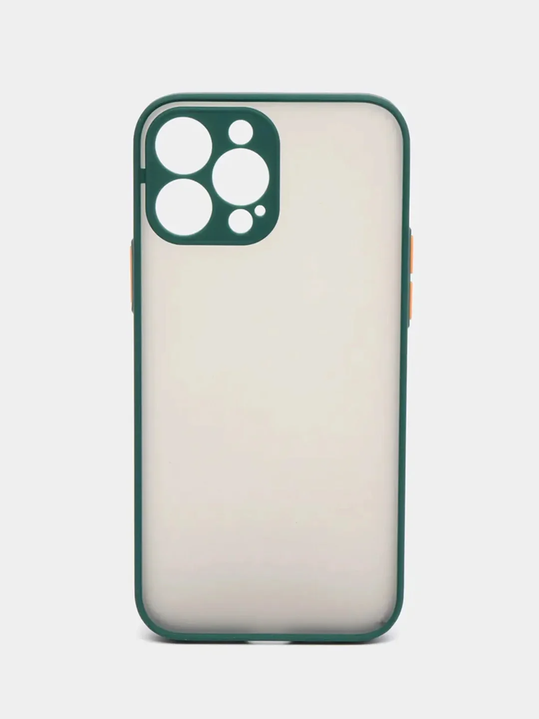 Морской чехол матовый полупрозрачный с цветными кнопками для iPhone 13 Pro Max