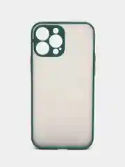 Морской чехол матовый полупрозрачный с цветными кнопками для iPhone 13 Pro Max
