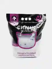 Наполнитель силикагелевый "Пижон Premium Crystal", колотый, 4 л
