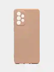 Бежевый чехол Samsung Galaxy A73 5G, с бархатной подкладкой