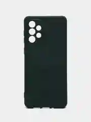 Тёмно-зелёный чехол Samsung Galaxy A73 5G, с бархатной подкладкой