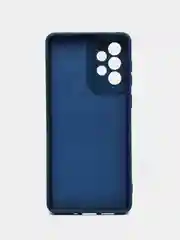 Синий чехол Samsung Galaxy A73 5G, с бархатной подкладкой