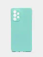 Бирюзовый чехол Samsung Galaxy A73 5G, с бархатной подкладкой