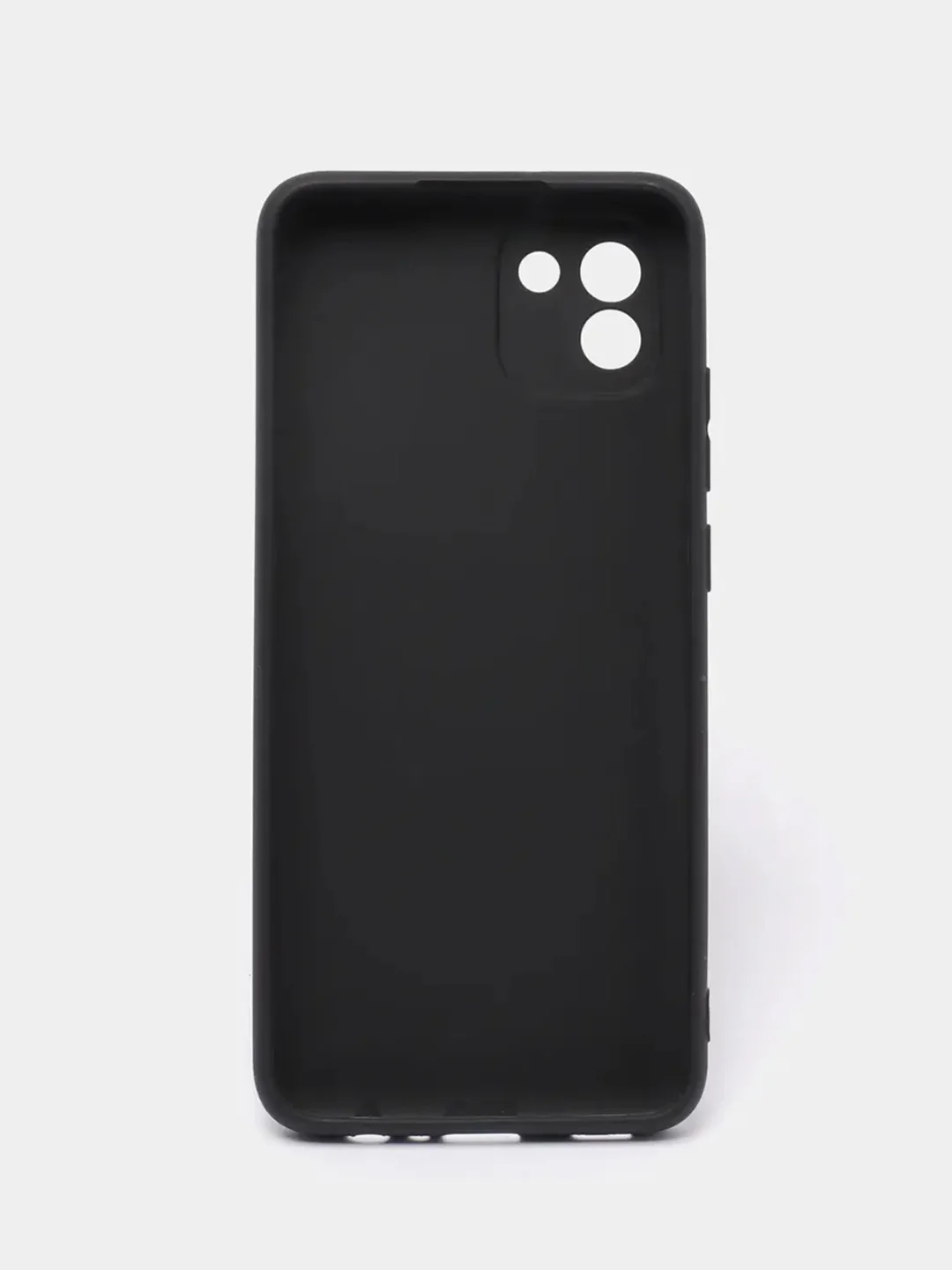 Черный чехол Samsung Galaxy A03, Самсунг Галакси А03 черный, силиконовый