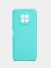 Бирюзовый чехол для Honor X20, Honor 50 Lite, без выреза для вспышки, силиконовый, цветной, матовый