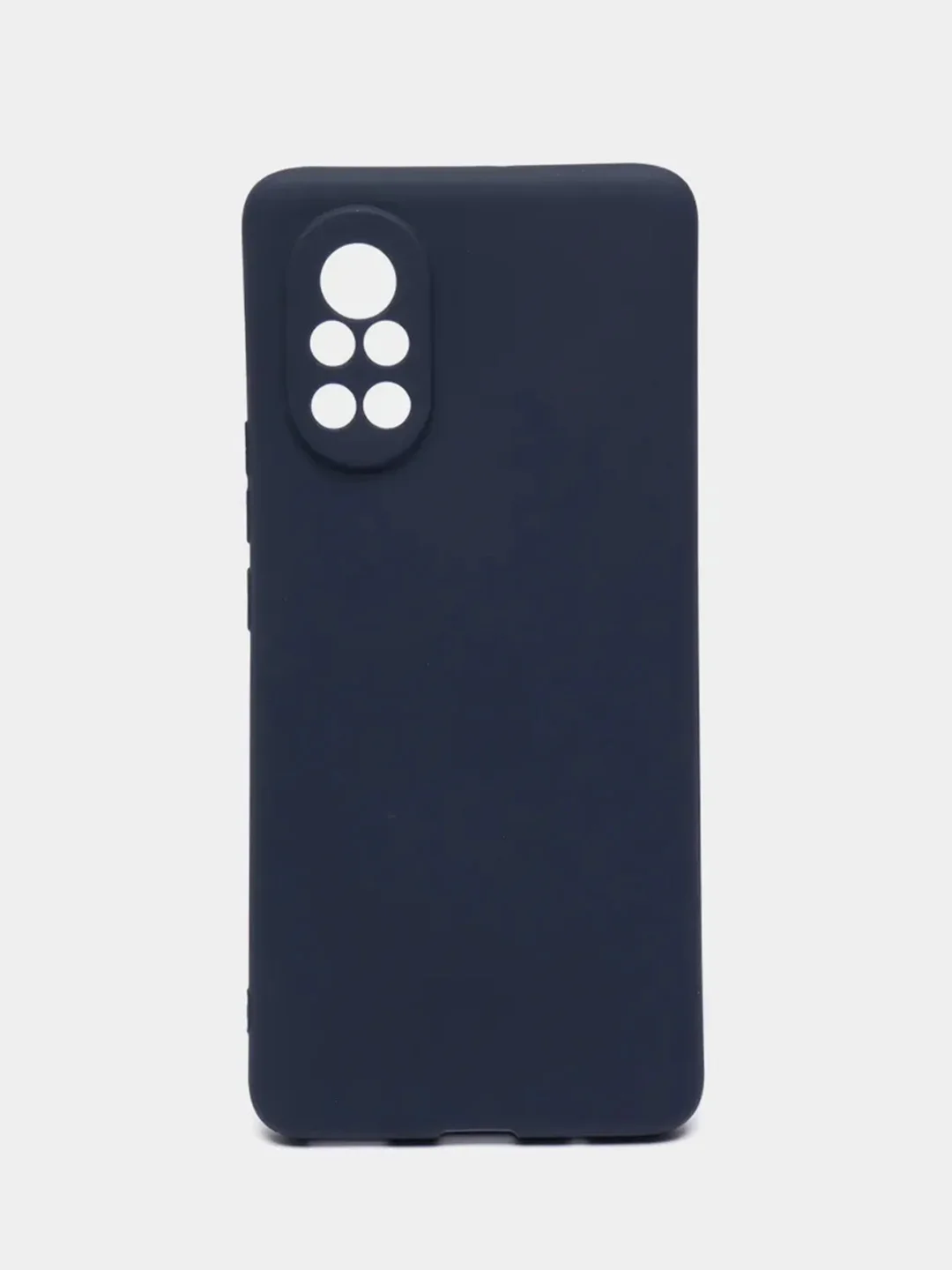 Темно-синий чехол Huawei Nova 8, Хуавей Нова 8 силиконовый, матовый
