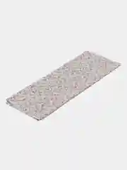 Серый отрез ткани перкаль "Цветы", 50*70 см