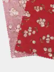 Бежевый отрез ткани перкаль "Цветы", 50*70 см