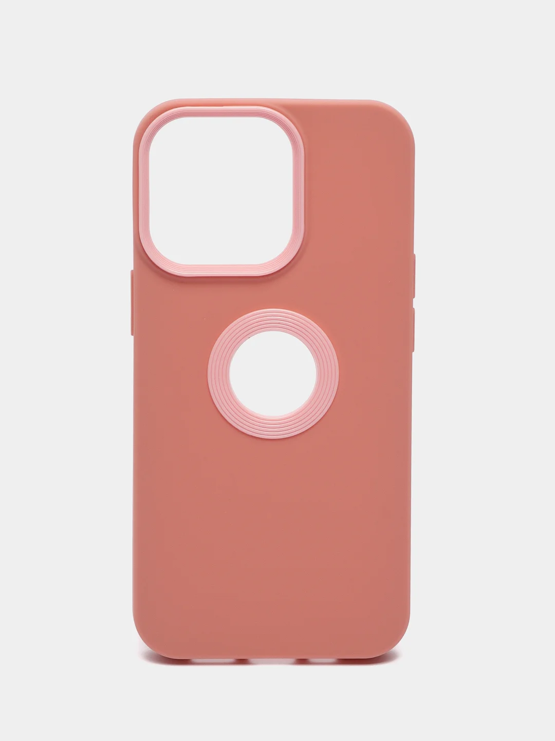 Розовый чехол iPhone 11 12 13 Pro Max силиконовый айфон про макс